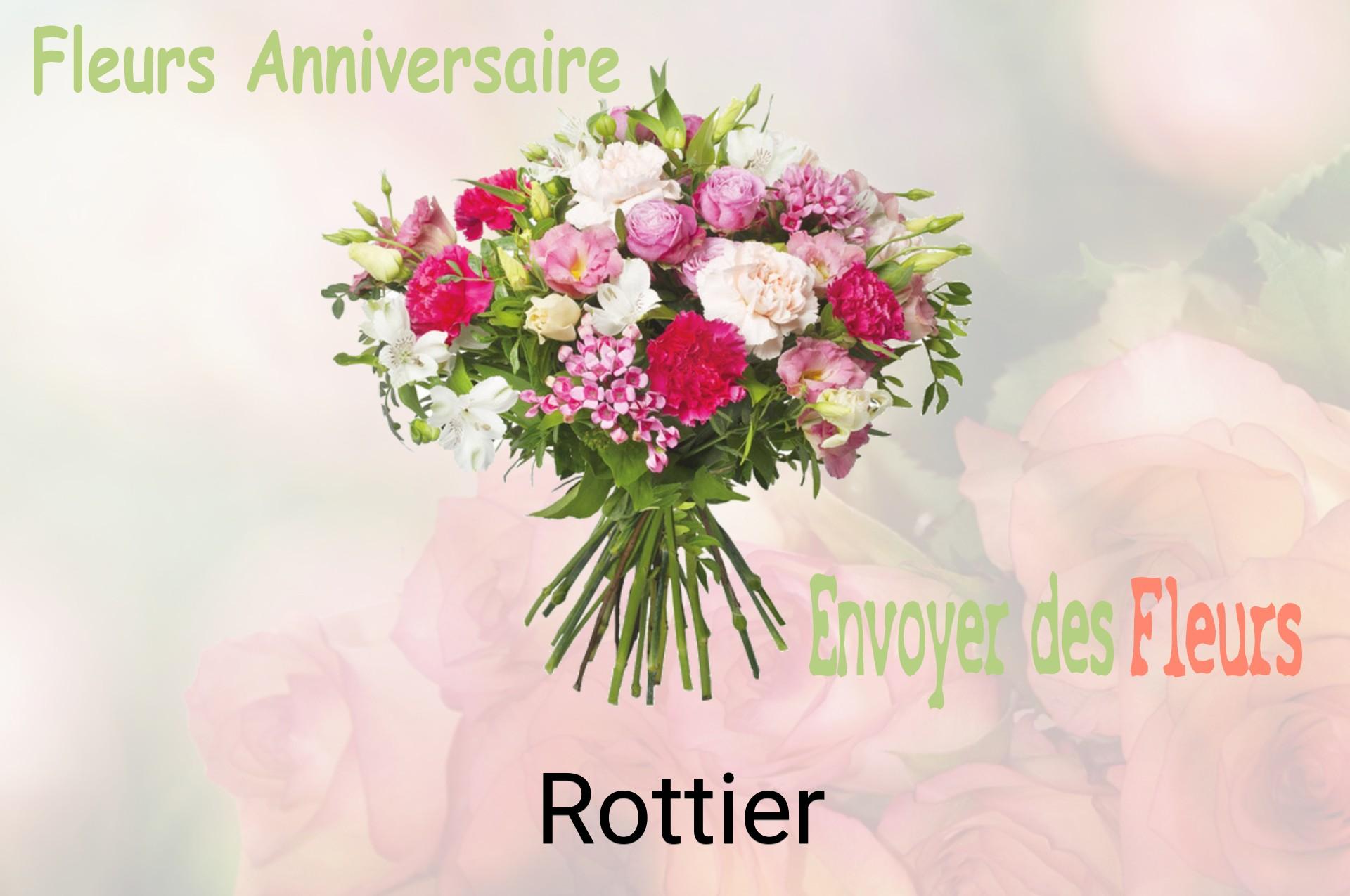 Bouquet de fleurs d’anniversaire livré à Rottier